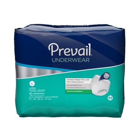 Prevail Super Plus Pull On Large Disposable Moderate Absorb - Pack/16