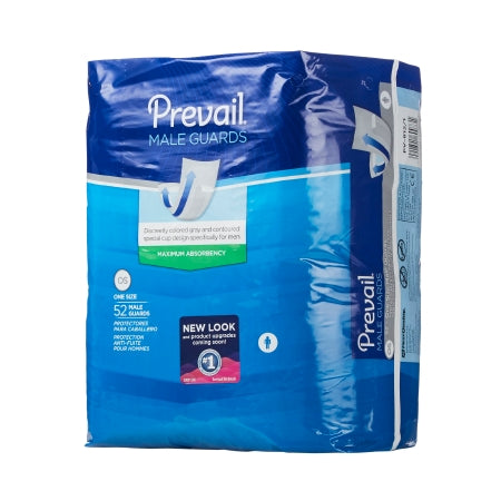 Prevail Male Guard 13" Moderate Absorb Polymer Male Disposable - Case/208